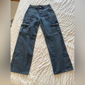*never been worn* Cider Denim Cargo Blue Jeans